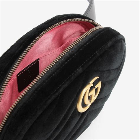 velvet gucci marmont belt bag|Gucci Marmont belt sale.